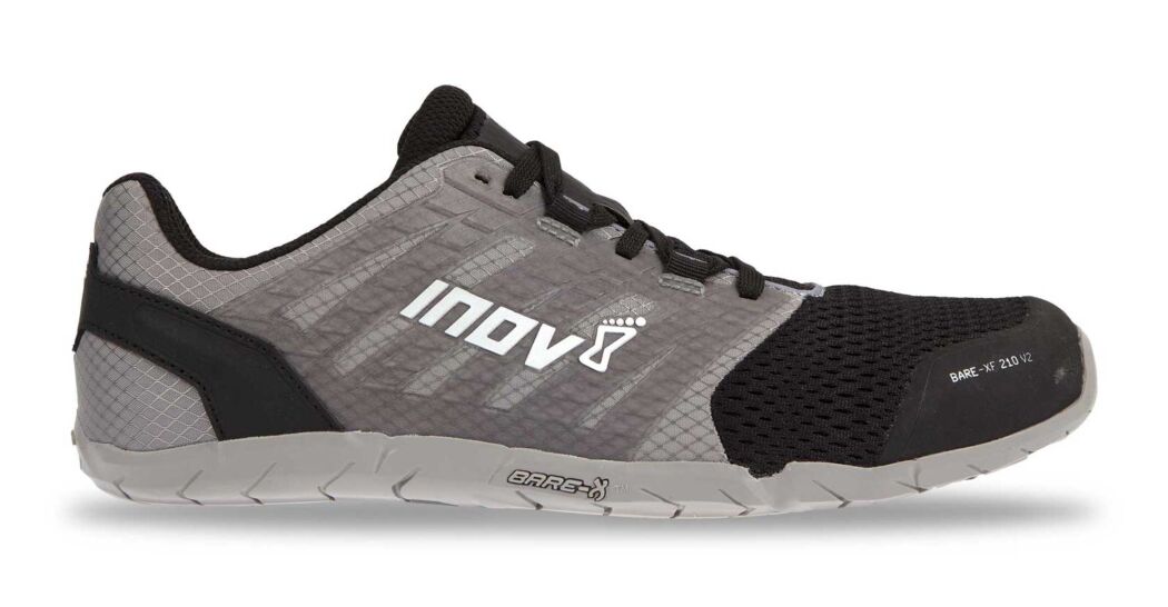 Buty Treningowe Inov-8 Bare-xf 210 V2 Damskie Szare/Czarne QEL-468139